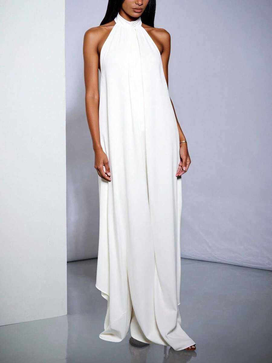 Women Long Dresses - White - View 1