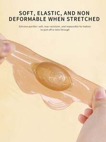 1 件婴儿哺乳乳头保护罩，防止咬伤，100% 液体硅胶乳头保护器，呵护妈妈 - 彩色 - 查看 6