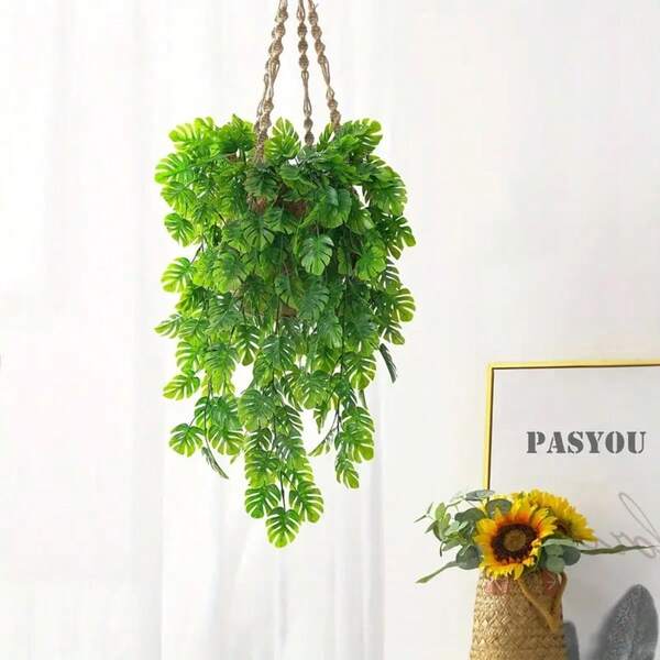 1/3 pièces Plantes artificielles Feuille de pamplemousse Décoration murale Décoration de maison Décoration de mariage Décoration de jardin extérieur Décoration de rebord de fenêtre Décoration de cour Décoration de fête d'anniversaire Cadeau de la Saint-Valentin