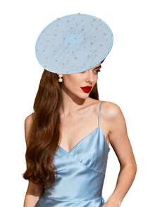 1pc Tea Party Faux Pearl Fascinator Hat For Women Kentucky Headwear Derby Pillbox Church Hat For Cocktail Wedding Fascinator Headband Mini Hats Tiny Hats Mini Top Hat Mini Cap, School Stuff, Gifts, Hair Accessories, Classy, Festival Outfits, Rave Accessories, Gala Night - Multicolor - View 9
