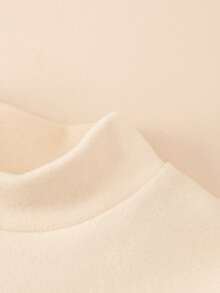 2pcs/Set Young Boys Pajamas Bear Print Long Sleeve Tops Turtleneck, Fall Outfits Underwear & Sleepwear Suit For Autumn/Winter