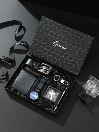 Men's Gift Set, Holiday Gift Box For Friends, Family, Business Clients, Premium Watch, Sunglasses, Creative Gift Box, Suitable For Valentine's Day, Father's Day, Teacher's Day, Back To School, Graduation, New Year, Gifts For Loved Ones