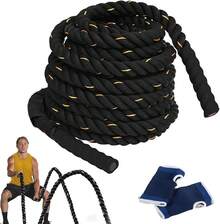 Weighted Skipping Rope, Weighted Jump Rope For Adults, Weighted Skipping Rope, For Exercise, Power, Skipping Rope, Improves Strength And Muscle Training, Comprehensive Physical Exercise - 黑色 - 查看 1