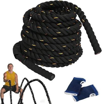 Cuerda Para Saltar con Peso, Cuerda de Salto con Peso para Adultos,Cuerda para Saltar con Peso, para Ejercicio, Podero, Cuerda para Saltar, Mejora la Fuerza y el Entrenamiento Muscular, Ejercicio Físico Integral