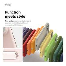 Elago High Quality Magnetic Liquid Silicone Case For IPhone 17 Pro Max, Compatible With MagSafe, Liquid Silicone Material, Protective Cover, Shockproof, Slim Phone, Fashion, Velvet - For Men, For Women, Luxury, Fashion, Minimalist - 可愛的粉紅色 - 查看 4