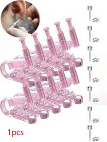 20/10/5PCS Disposable Ear Piercing Gun Kit Asepsis Healthy Easily Use Nose Lip Earring Piercer Tool Machine Set Ear Studs Body Jewelry Accessories