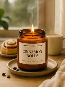 Herbstlich duftende Sojawachskerzen im Glas | Entspannende Aromatherapie-Geschenke für Frauen, Geburtstags- und Hochzeitsgeschenke, gemütliche Herbst-Schlafzimmer-Deko-Kerze.