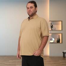 PIQUT 30.1 PREMIUM MEN'S POLO SHIRT PLUS SIZE G1 G2 G3 ROBLES EXTRA LARGE SIZES LUXURY ELEGANT