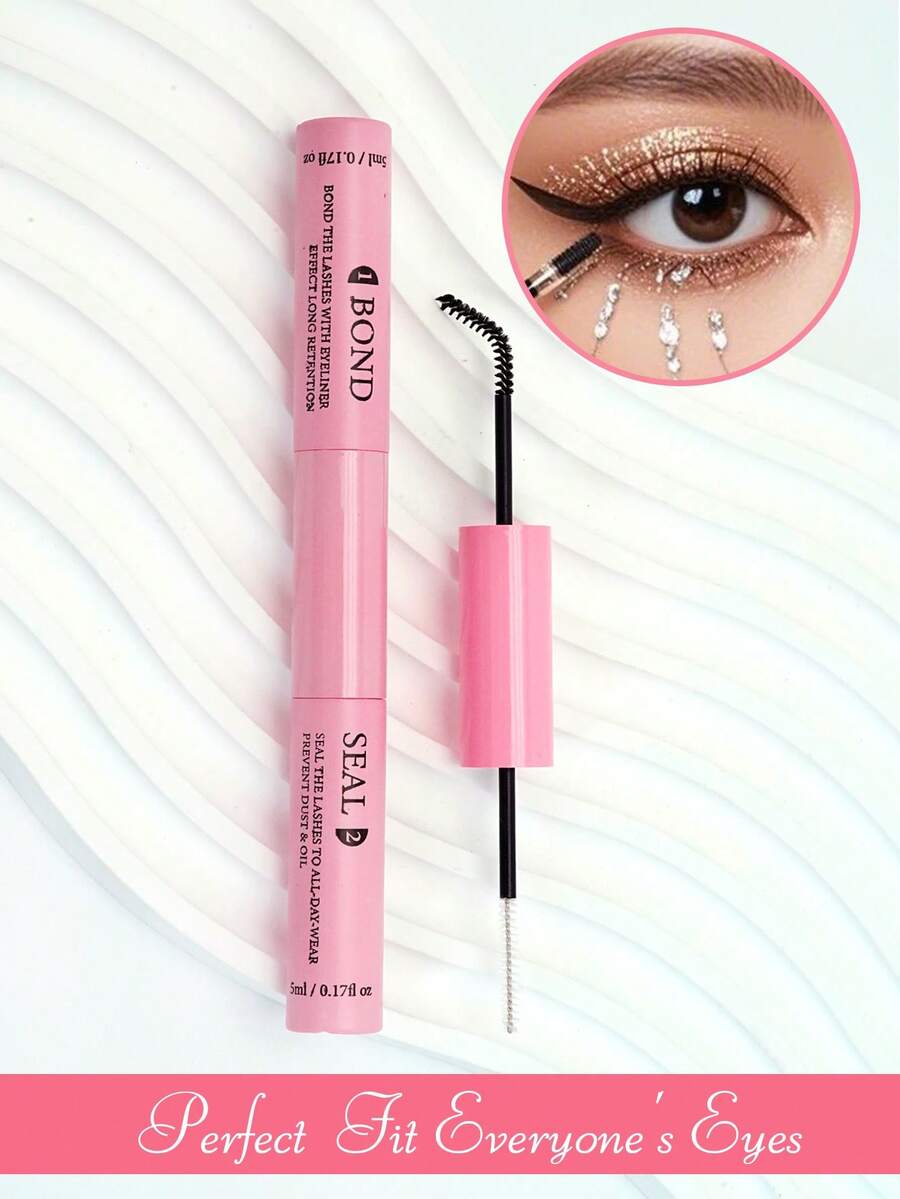 10ml Eyelash Glue And Sealing Liquid, Super Strong Fixing Eyelash Extension Adhesive - Multicolor - View 1