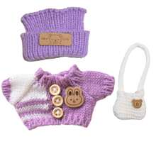 1/2 Sets Fashionable Clothing Sets Suitable For Labubu (Without The Doll), Hand-Woven , Cute Clothes, Bags, Hats, DIY Fashionable And Interesting Accessories, Suitable For Daughter's Birthday, Anniversary, And Holiday Gifts, Christmas Gift
