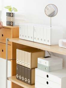 24-Slot Premium CD Storage Box, Multi-Functional Organizer For Discs, Cables, Camera & Accessories, Suitable For Car, Office And Gaming Scenarios - Multicolor - View 10