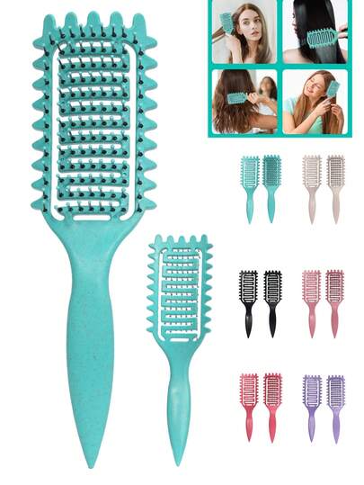 Cepillo definidor de rizos, nuevo cepillo definidor de rizos 2026 perfecto para desenredar, peinar y realzar los rizos naturales tanto para hombres como para mujeres