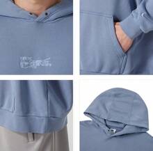 Nike Men's Casual Hooded Sweatshirt - Blue - View 7