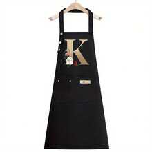One Polyester Apron Featuring Adjustable Shoulder Straps And Spacious Pockets, Ideal For Cooking, Gardening, Painting, Baking, And Restaurant Use; A Must-Have For Holiday Gifting, Especially For Christmas. - H - 查看 9