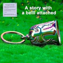 Motorcycle Bells - Motorcycle Bell Men Women, Bell Biker Accessory, Guard Riding Safety Black - Rainbow - View 6