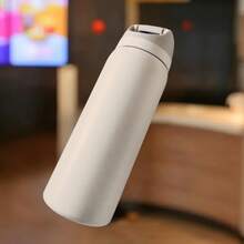 Double-Layer Insulated Stainless Steel Water Bottle With A Straw, Suitable For Sports, Outdoor Activities, Travel And Students, With A Capacity Of 32 Ounces. - trắng - Xem 1