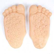 1 pezzo Pantofole giganti per dita dei piedi, scarpe realistiche da scherzo a forma di piede grande per andare a piedi nudi, adatte per taglie scarpe 38-42, pantofole a forma di piede gigante verde, accessorio per interpretare il ruolo di piede gigante, sandali, scarpe da spiaggia
