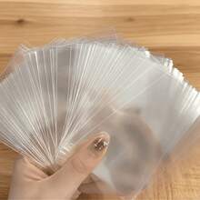 2000 1000 600 500 200 100pcs 66*91mm Soft Transparent Baseball Card Sleeves, Soft Baseball Card Sleeves, Durable Trading Card Sleeves, Standard Card Plastic Card Protector Football Card Sports Card - Transparent Card Film - View 2