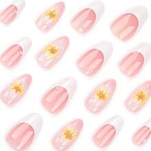 Press On False Nails - Tournesol 3D - View 3