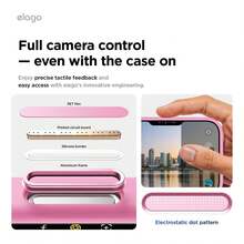 Elago Minimalist Dopamine Magnetic Liquid Silicone Case For IPhone Air, Compatible With MagSafe, Liquid Silicone Material, Protective Cover, Shockproof, Slim Phone, Fashion, Velvet - For Men, For Women, Luxury, Fashion, High Quality - Màu Hồng Tươi - Xem 3