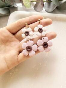 1/2/3/13件套波西米亚风花朵粘土切割器，用于珠宝制作，可爱花朵耳环粘土工具，花朵吊坠粘土切割器，用于DIY吊坠、项链、手链 - Clay Cutter - 查看 3