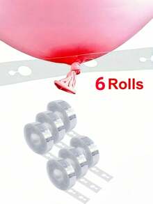 مجموعة إكسسوارات البالونات 1-8 قطع، سلسلة بالونات ذات فتحتين، نقاط غراء البالونات، شرائط عقدة الفراشة البالونات، فيونكة، نقاط بولكا، إكليل، مناسبة لحفلات الزفاف وأعياد الميلاد والتخرج والعودة إلى المدرسة وزينة عيد الميلاد