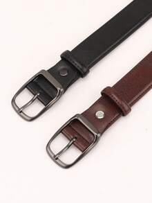 1 条男士优雅时尚百搭正装腰带，适合日常商务、旅游、就餐场合
