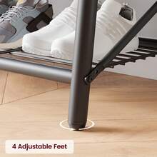 Clothing Racks - 39,4"W 1 Reihe Haken Braun - Übersicht 6