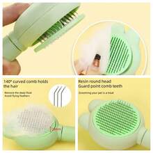 1pc Cat Comb Dog Brush Pet Grooming Brush, Pet Grooming Cleaning Supplies, Pet Hair Brush, Dog Stuff, Cat Supplies, Pet Accessories