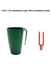 1/5/10Pcs Of Green Plastic Strawberry Propagation Cups, Potted Strawberry Propagation Accessories Are Used In Home Balconies And Gardens. Both Hanging Pots And Soil-Inserted Types Are Suitable For Round And Square Flower Pots - Multicolor - View 13