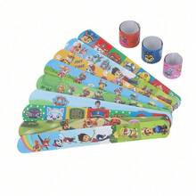 Paw Patrol 24pcs Paw Patrol Birthday Party Bracelets, Party Decoration Bracelets, Birthday Party Decorations And Favors, Bracelet Set, Suitable For Party Costumes, Creative And Novelty Accessories, Perfect Gifts For Birthday Parties, Halloween, Christmas, Carnival, Also Great For Christmas Gifts And Stocking Stuffers