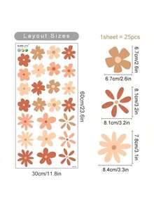 1 件波西米亚风水彩花彩虹蝴蝶儿童房墙贴适用于儿童房客厅装饰墙贴壁纸卧室装饰厨房装饰墙面装饰