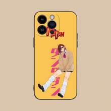 Funda de teléfono Dandadan Momo Ayase para  16 15 14 13 12 11 X XR XS 8 7 Pro Max Plus Mini, cubierta negra para smartphone, compatible con funda de  17, funda de  17 Pro, funda de  17 Pro Max - Negro 7 - Ver 2