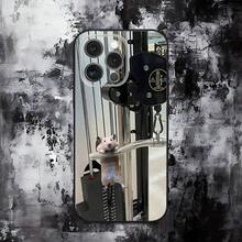 Funda de Teléfono de Hámster de Gimnasio Linda Compatible con  16,15,14,13,12,11,Pro,Max,Plus,X,XS,SE,E,Mini, Funda Negra de Silicona Suave, Compatible con Funda de  17, Funda de  17 Pro, Funda de  17 Pro Max - z5 - Ver 11