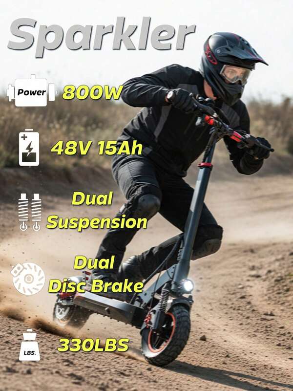 800W Electric Scooter For Adults, E Scooter Max 45-60Km Range, 720Wh Battery Folding Electric Scooters For Adults Up To 45KM/H, 10" All Terrain Tire EScooter With Double Suspension & Turn Signal Light & Side Light