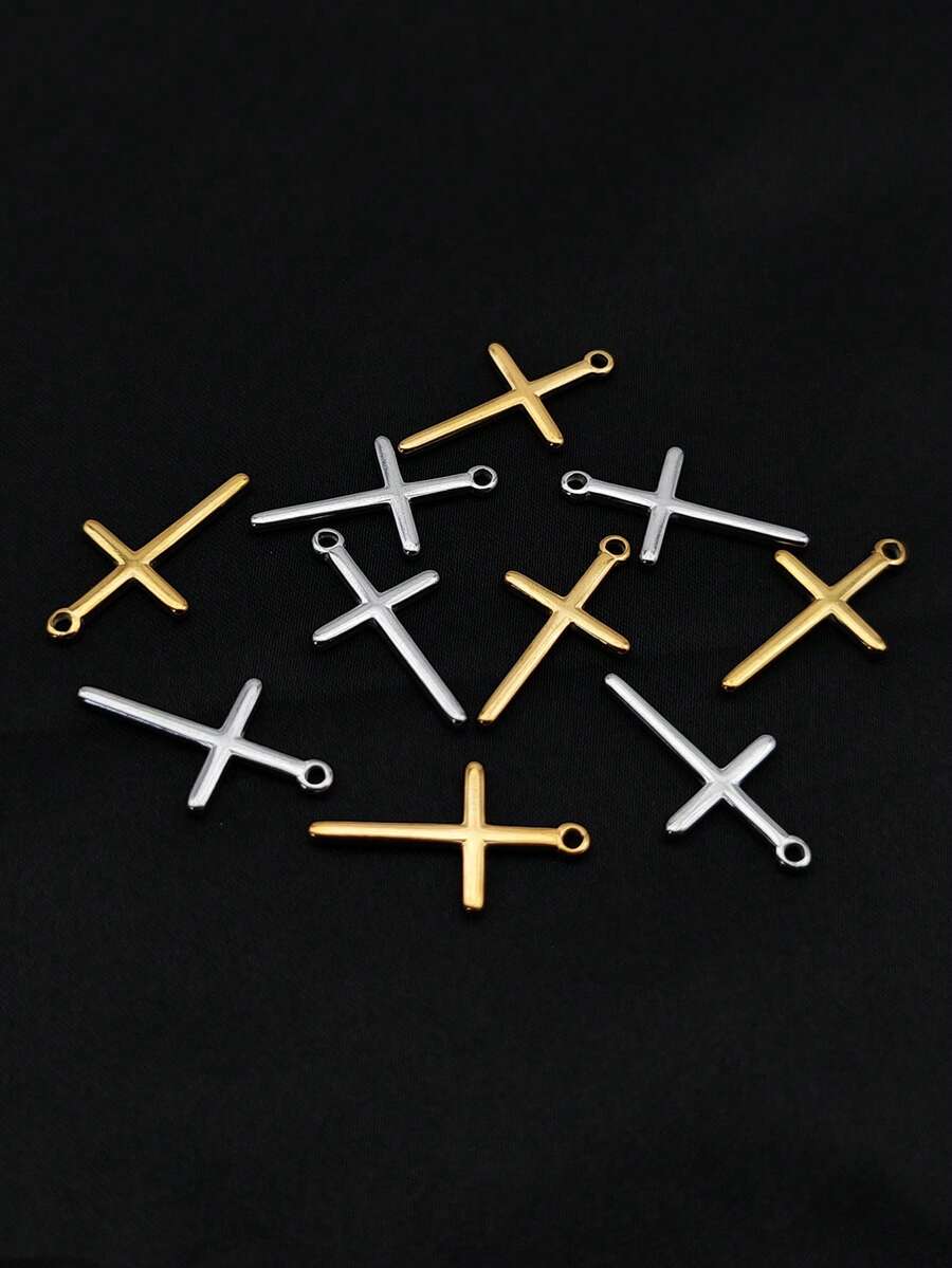 1/3/5件十字架DIY珠宝制作饰品 - 十字 - 查看 1
