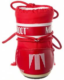 Moon Boot Mini Icon Nylon Boot - 紅色 - 查看 4