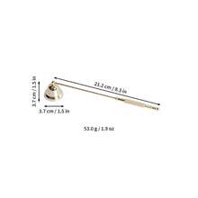 1 dụng cụ dập nến bằng thép không gỉ, phụ kiện nến, bình dập nến có tay cầm, dụng cụ cắt bấc nến, đồ trang trí cho người yêu nến, quà tặng, sử dụng hàng ngày, thích hợp cho Halloween, Giáng sinh, mùa thu, mùa đông, ngày lễ, lễ hội, trang trí phòng, quà tặng - Nhiều màu - Xem 4