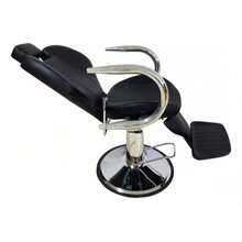 Barber Chair Hairdressing Chair - Black - View 4