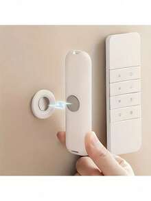 10 piezas Soporte magnético para control remoto, Gancho magnético para control remoto sin adhesivo, Organizador de montaje en pared para superficies planas - Compatible con TV, AC y otros controles, Para almacenamiento de suministros de oficina en el hogar y la escuela