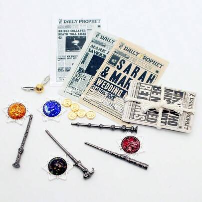 2025 New Dollhouse Prophecy Wand Snitch Vintage Scene Miniature Prop Model, Birthday Gift - Christmas Gift - Gift - Perfect Gift - Present