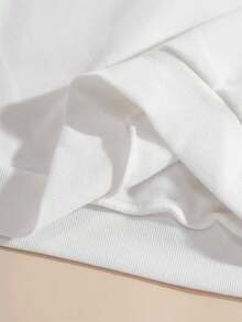 Sudadera con capucha de un solo panel trasero, impresión de la capital de Corea del Sur, sudadera casual de otoño para mujeres, moda de pullover, adecuada para otoño e invierno, material cálido y cómodo. - Blanco - Ver 3