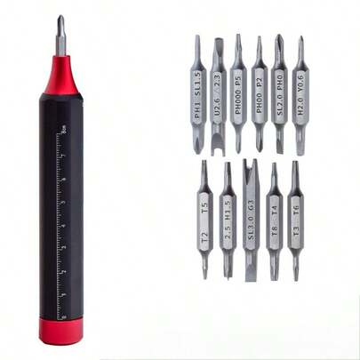 22-in-1 Präzisions-Magnetstift-Schraubendreher | Mini Multifunktions-Reparatur-Werkzeug-Set für Uhren, Brillen, Handy, Kameras, PCs | Taschenschraubendreher-Set als Weihnachtsgeschenk