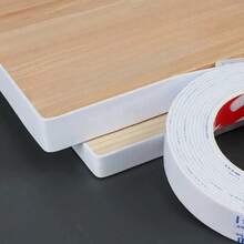 1 卷 3 米/118.11 英寸逼真木纹即撕即贴壁纸，自粘木纹胶带，自粘 PVC 封边条，适用于橱柜、家具、框架 - 隐藏边缘 - 彩色 - 查看 10