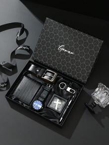 Men's Gift Set, Holiday Gift Box For Friends, Family, Business Clients, Premium Watch, Sunglasses, Creative Gift Box, Suitable For Valentine's Day, Father's Day, Teacher's Day, Back To School, Graduation, New Year, Gifts For Loved Ones