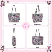 Official Tokidoki Tote Bag With Unicorno Keychain, Cartoon Canvas Bag Handbag Large Capacity Shoulder Bag For Women Girls - Hồng - Xem 5