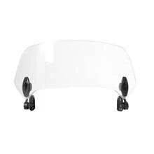Motorcycle Windshield Extension Universal Adjustable Clip-On Windscreen Extender - Clear - View 3