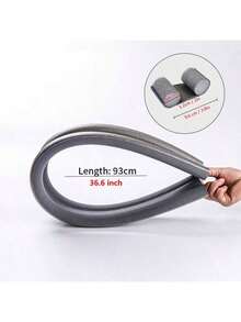 1/2pcs Under Door Draft Stopper 36.6in Adjustable & Cutable Upgraded Stripping Windproof Bottom Door Gap Filler & Seal Under Door Sweep Weather Stripping For Block Noise, Sound, Hot Air, Light, Wind