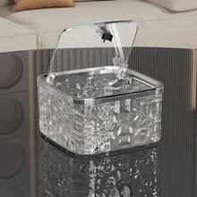 1PC Clear Plastic Laundry Capsule Dispenser With Pop-Up Lid - Holds 120+ Laundry Capsules, Separate Detergent And Beads Storage Container, Artistic Home Decor, Laundry Room Storage Box For Bathroom Home Supplies Bathroom Accessories Bathroom Organizer Back To School