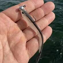 30 piezas/Caja Señuelos de pesca blandos oscilantes de 3.15 pulgadas y 2g, aptos para pesca de agua dulce y salada de lubina, ideales para pesca marina. Cebo de pesca con cola ahorquillada en forma de camarón y gusano - Multicolor - Ver 2